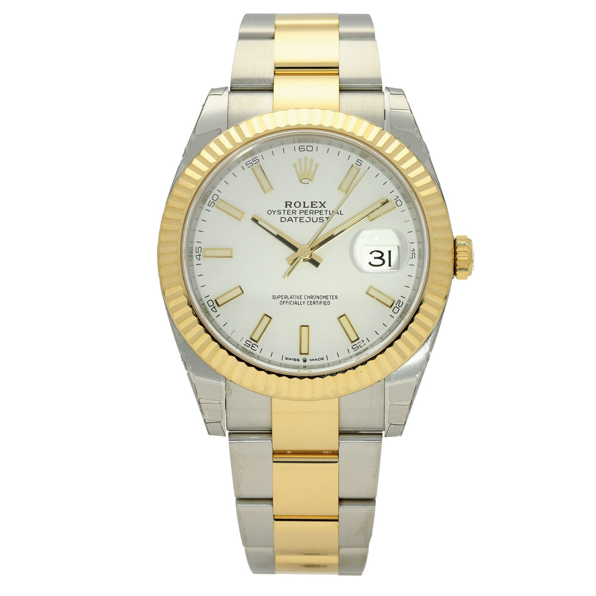 Datejust 41 126333 - Gents Watch - White Dial - 2019