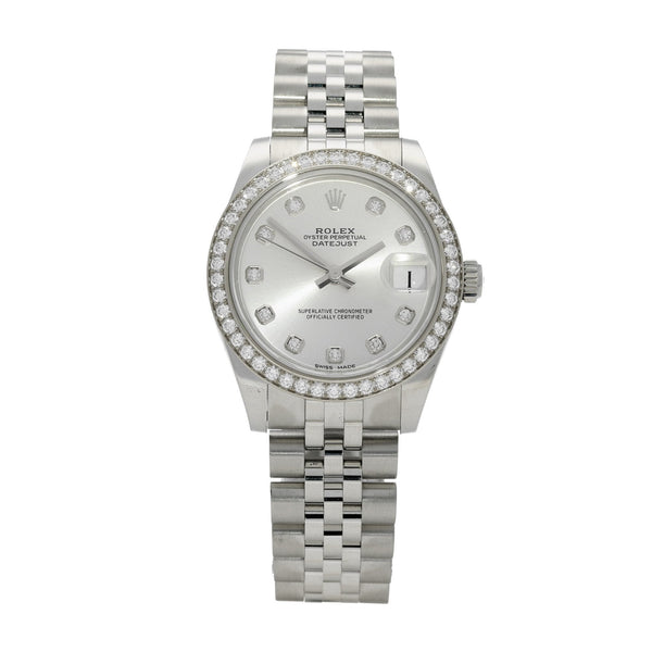Datejust 178384 - Silver Diamond Dial - Diamond Bezel - 2016