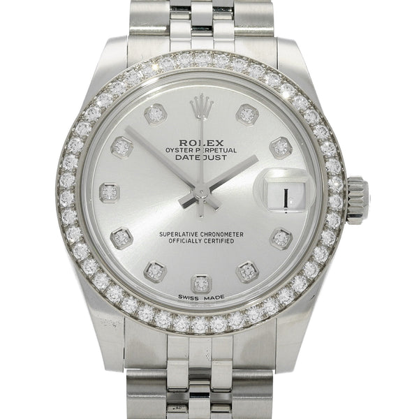 Datejust 178384 - Silver Diamond Dial - Diamond Bezel - 2016