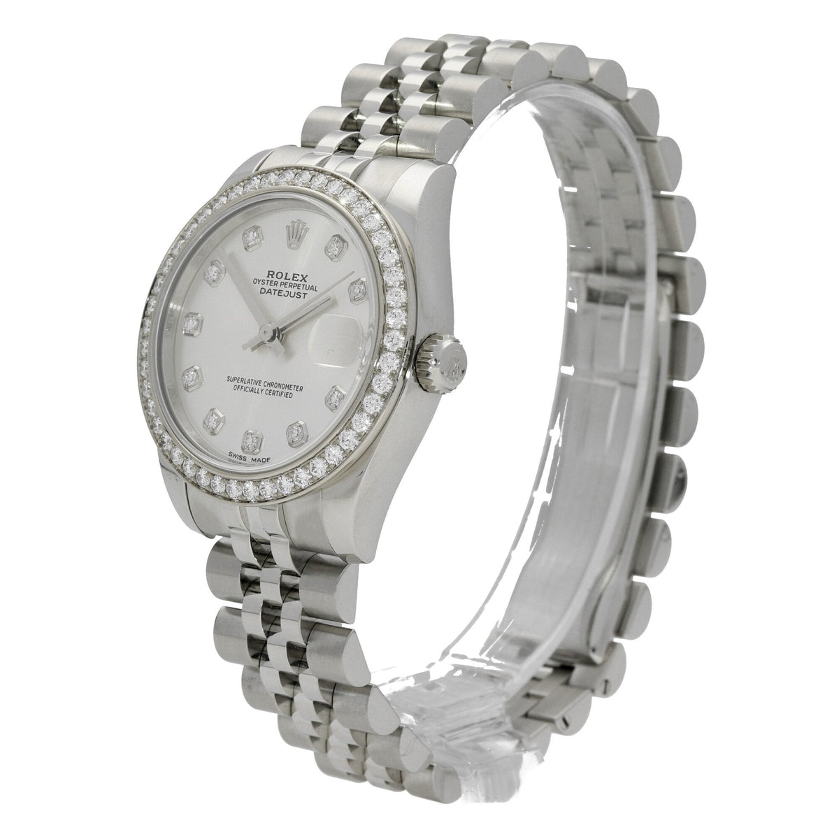 Datejust 178384 - Silver Diamond Dial - Diamond Bezel - 2016