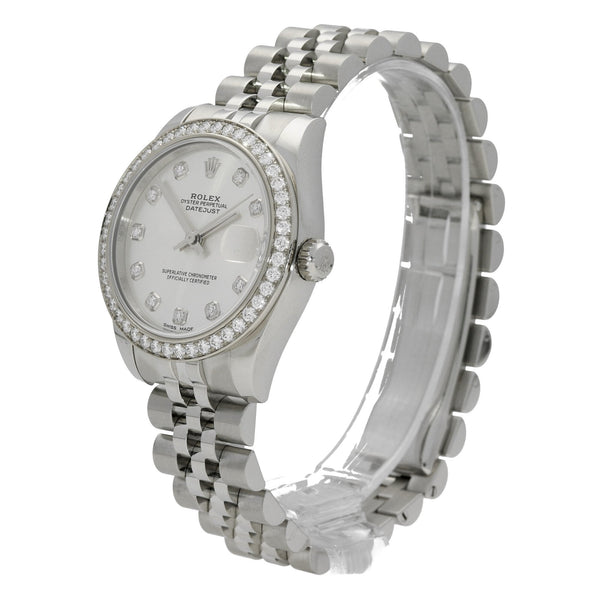 Datejust 178384 - Silver Diamond Dial - Diamond Bezel - 2016