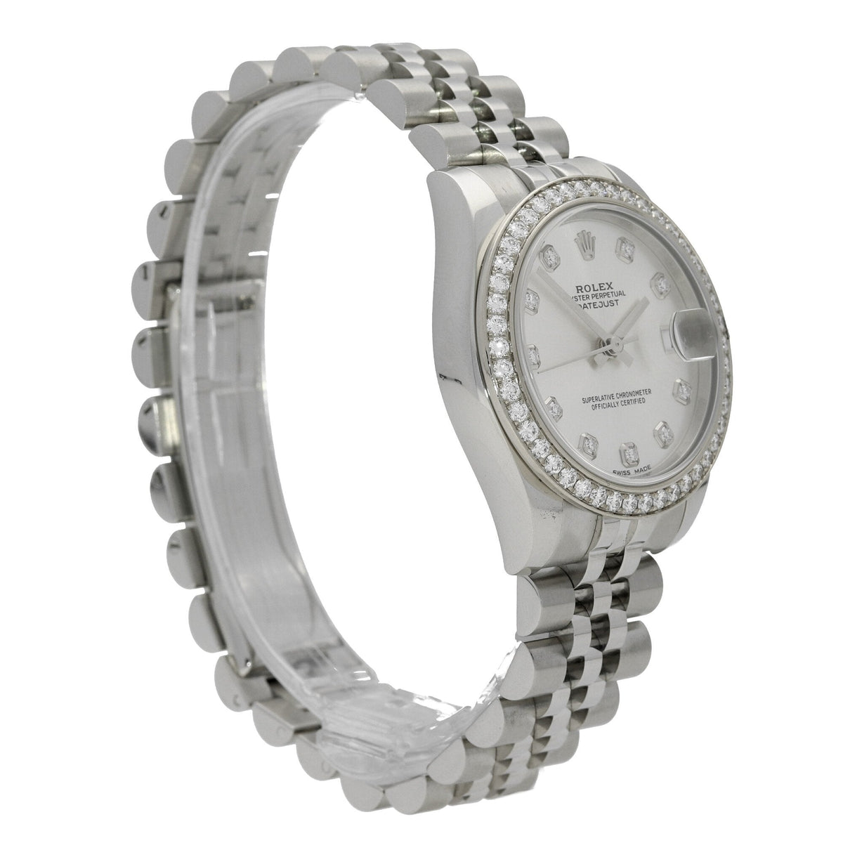 Datejust 178384 - Silver Diamond Dial - Diamond Bezel - 2016