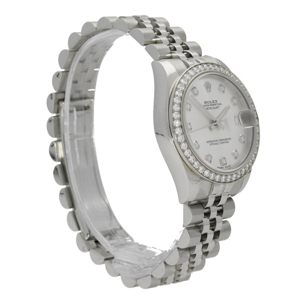Datejust 178384 - Silver Diamond Dial - Diamond Bezel - 2016