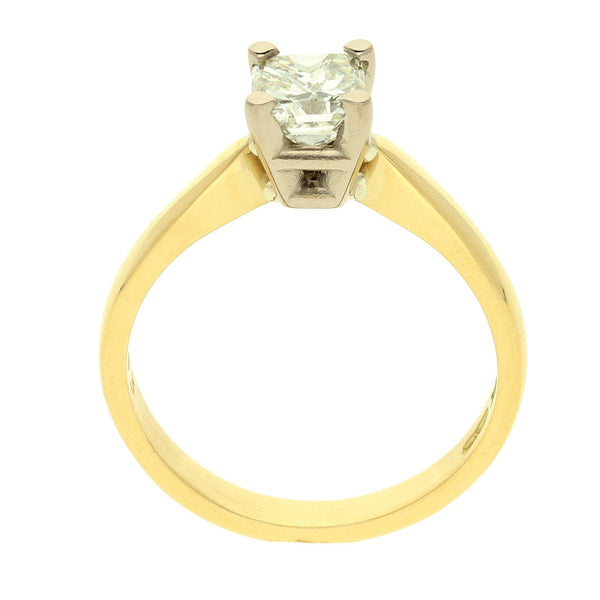18ct Yellow Gold Diamond Engagement Ring - 0.93ct
