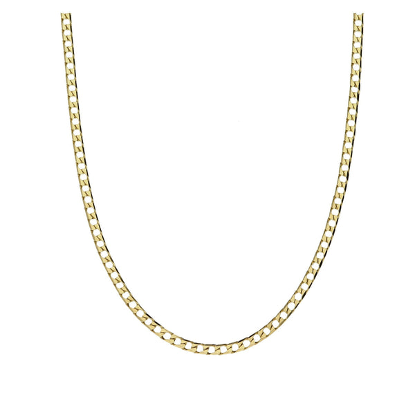 9ct Yellow Gold 20" Fine Curb Chain - 4.6g