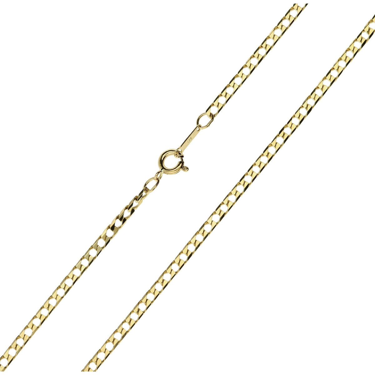 9ct Yellow Gold 20" Fine Curb Chain - 4.6g