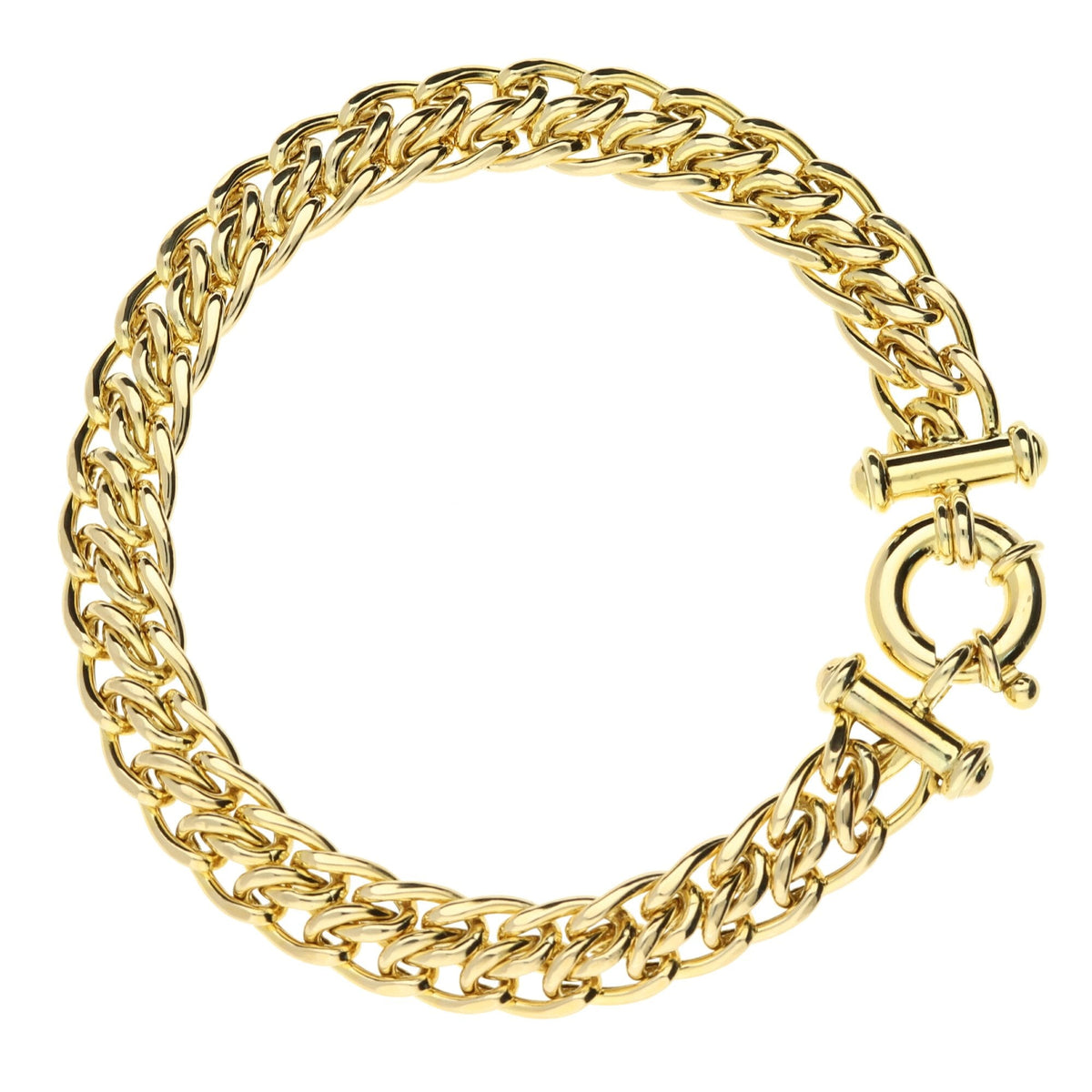 Gold Ladies Fancy Bracelet - 9.5g