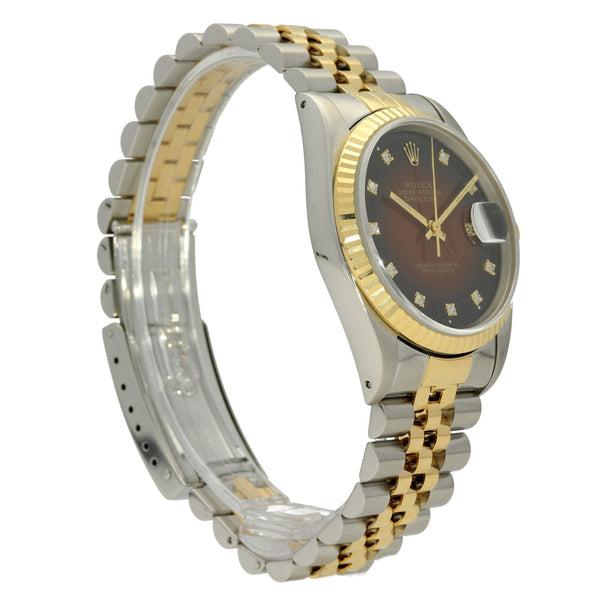 Datejust 16233 - Gents Watch - Red Dial - 1991