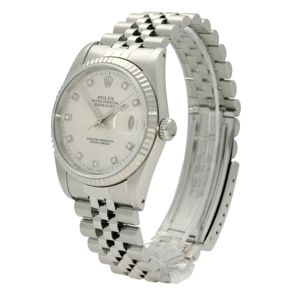 Datejust 16234 - Gents Watch - Diamond Dial - 1988