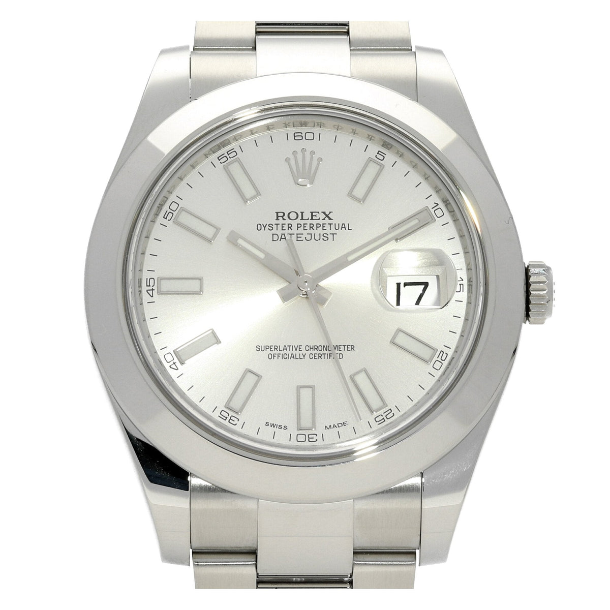 Datejust II 116300 - Silver Dial - 2015