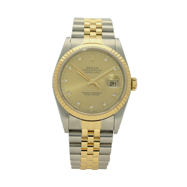 Datejust 16233 - Gents Watch - Diamond Dial - 1991