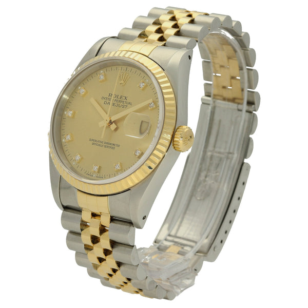 Datejust 16233 - Gents Watch - Diamond Dial - 1991