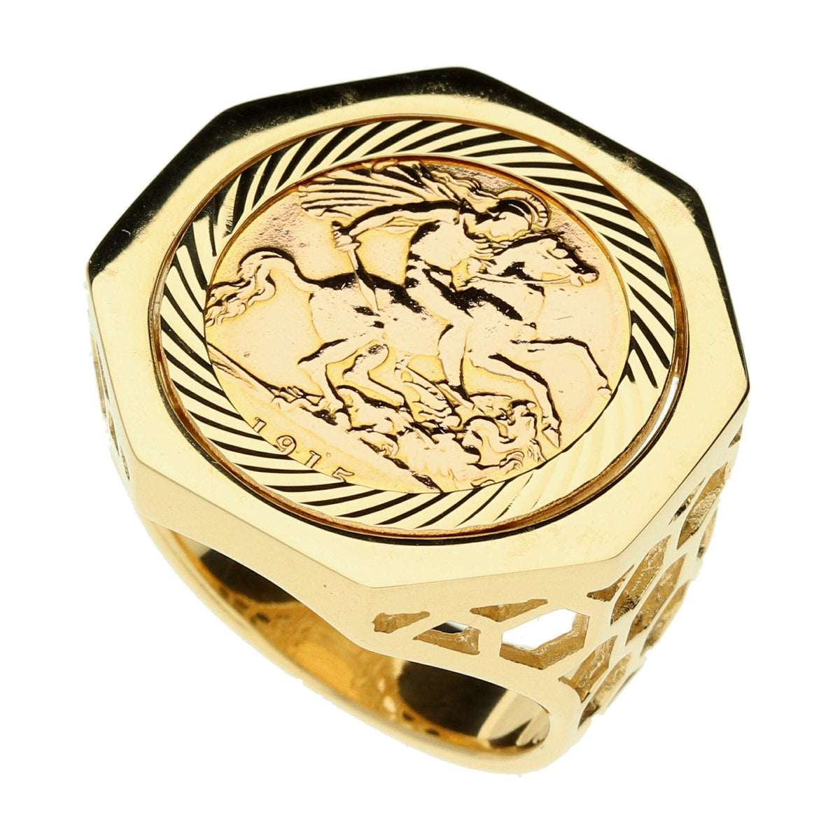 1915 Half Sovereign Ring - 15.2g
