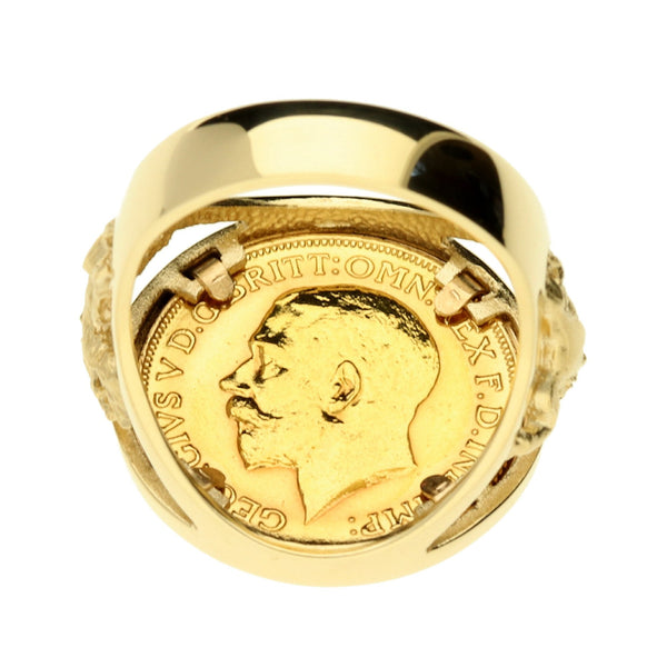 1925 Gold Full Sovereign Ring - 17.10g