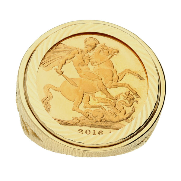 2016 Queen Elizabeth II Full Sovereign Ring - 17.1g