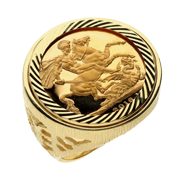 2016 Queen Elizabeth II Full Sovereign Ring - 17.1g