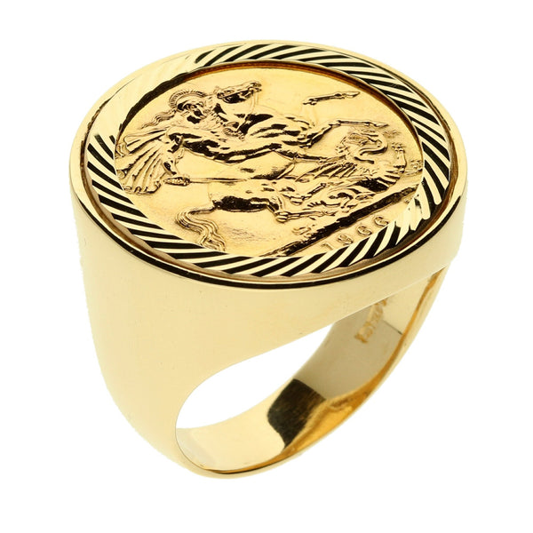 1966 Gold Full Sovereign Ring - 18.7