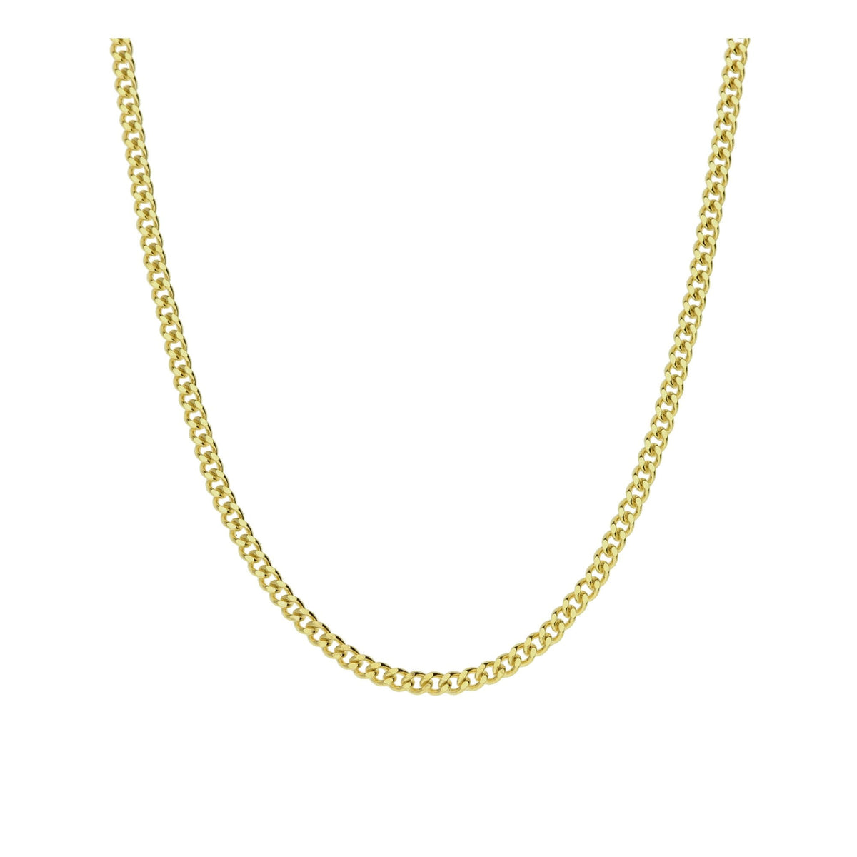 9ct Yellow Gold 22" Curb Chain - 4.0g