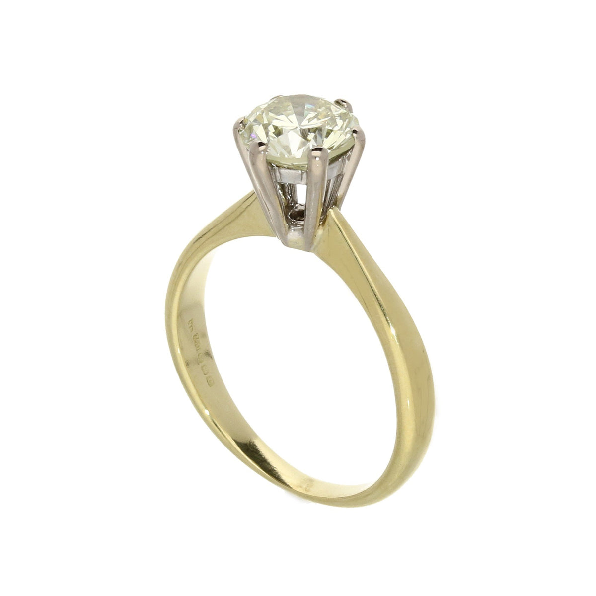 18ct Yellow Gold Diamond Engagement Ring - 1.20ct