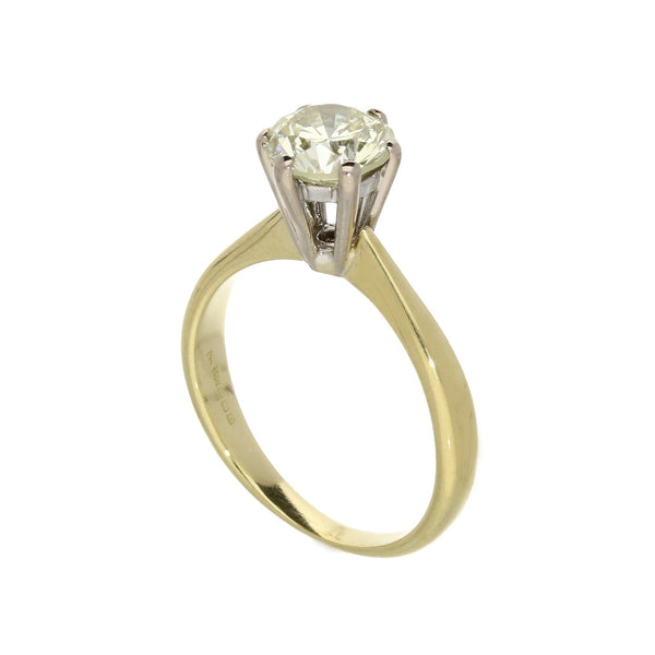 18ct Yellow Gold Diamond Engagement Ring - 1.20ct