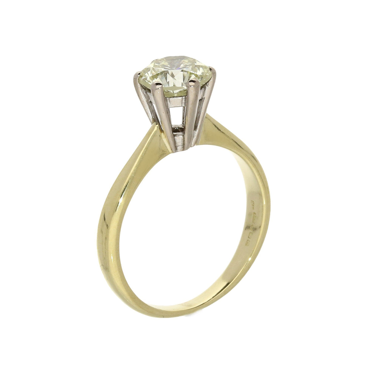 18ct Yellow Gold Diamond Engagement Ring - 1.20ct