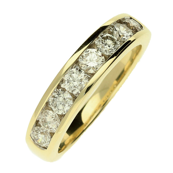 14ct Diamond Half Eternity Ring - 1.00ct