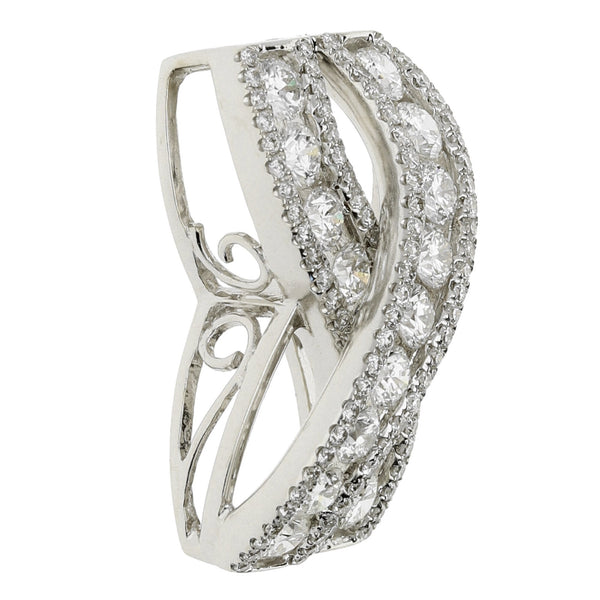 18ct White Gold 1.50ct Diamond Pendant