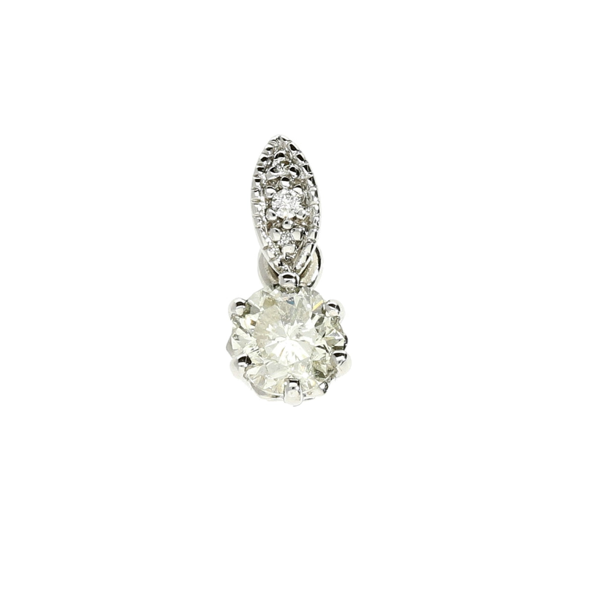 18ct White Gold Diamond Pendant - 0.75ct