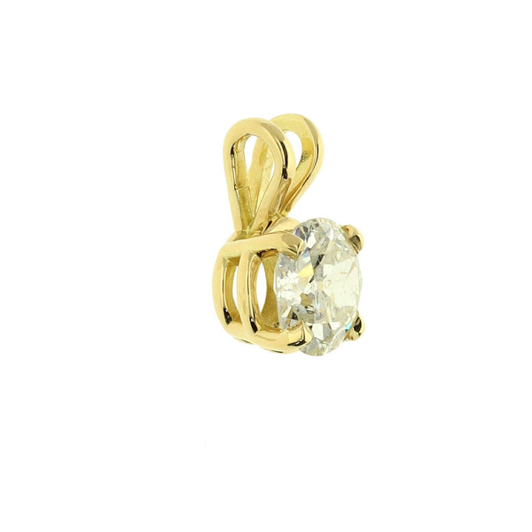 18ct Yellow Gold Diamond Pendant - 0.99ct