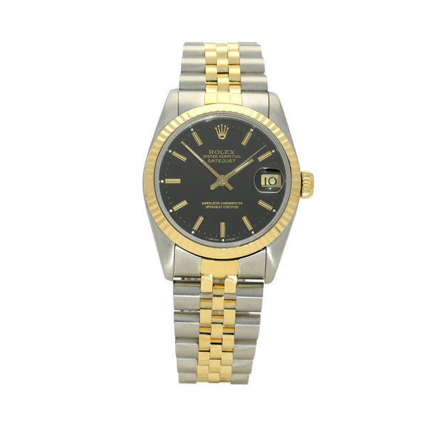 Datejust 68273 - Mid-size Watch - Black Dial - 1988