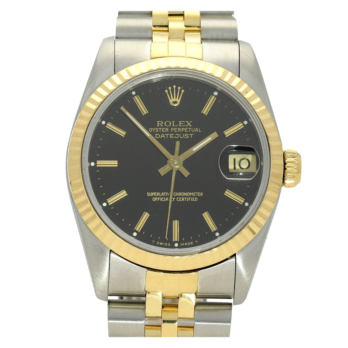 Datejust 68273 - Mid-size Watch - Black Dial - 1988