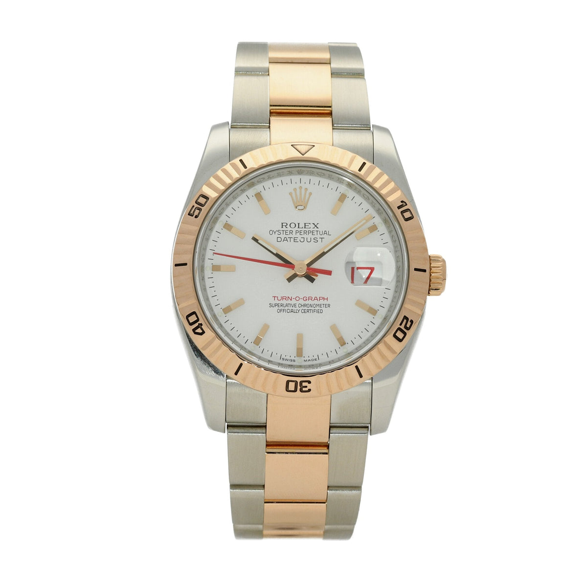 Datejust Turn-O-Graph 116261 - White Dial - 2005