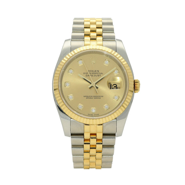 Datejust 116233 - Champagne Diamond Dial - 2016