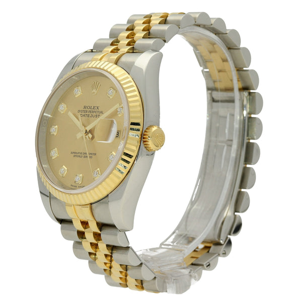 Datejust 116233 - Champagne Diamond Dial - 2016