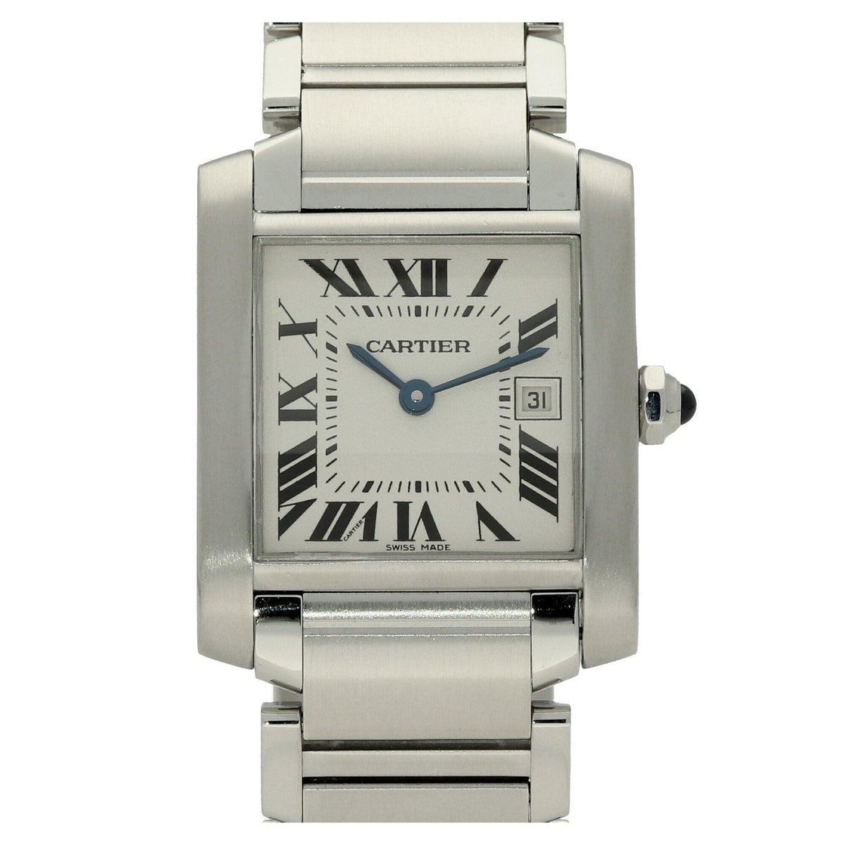 Cartier Tank Francaise 2465 25mm Midsize Watch - Approx 2008
