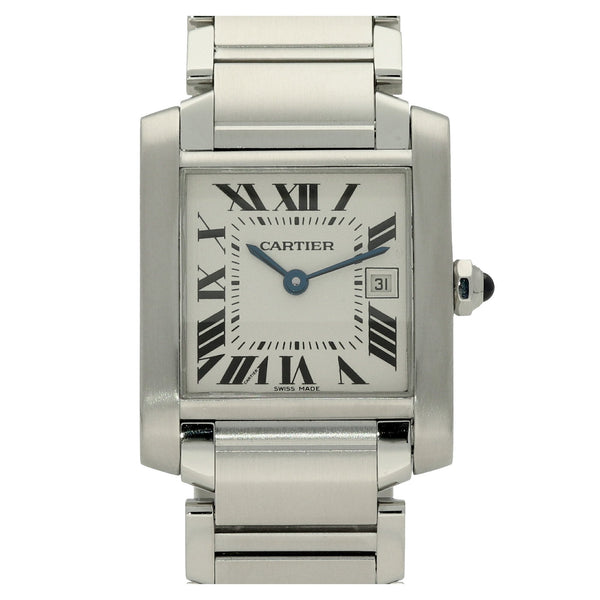 Cartier Tank Francaise 2465 25mm Midsize Watch - Approx 2008