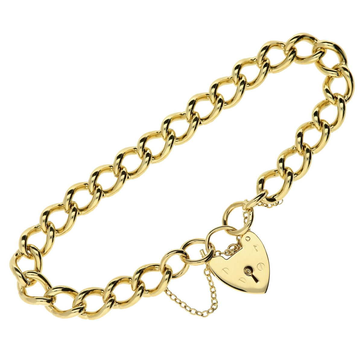 9ct Yellow Gold Ladies Charm Bracelet - 31.6g