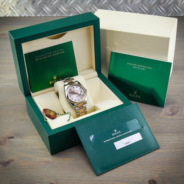 Datejust 116201 - Pink Diamond Dial - 2013