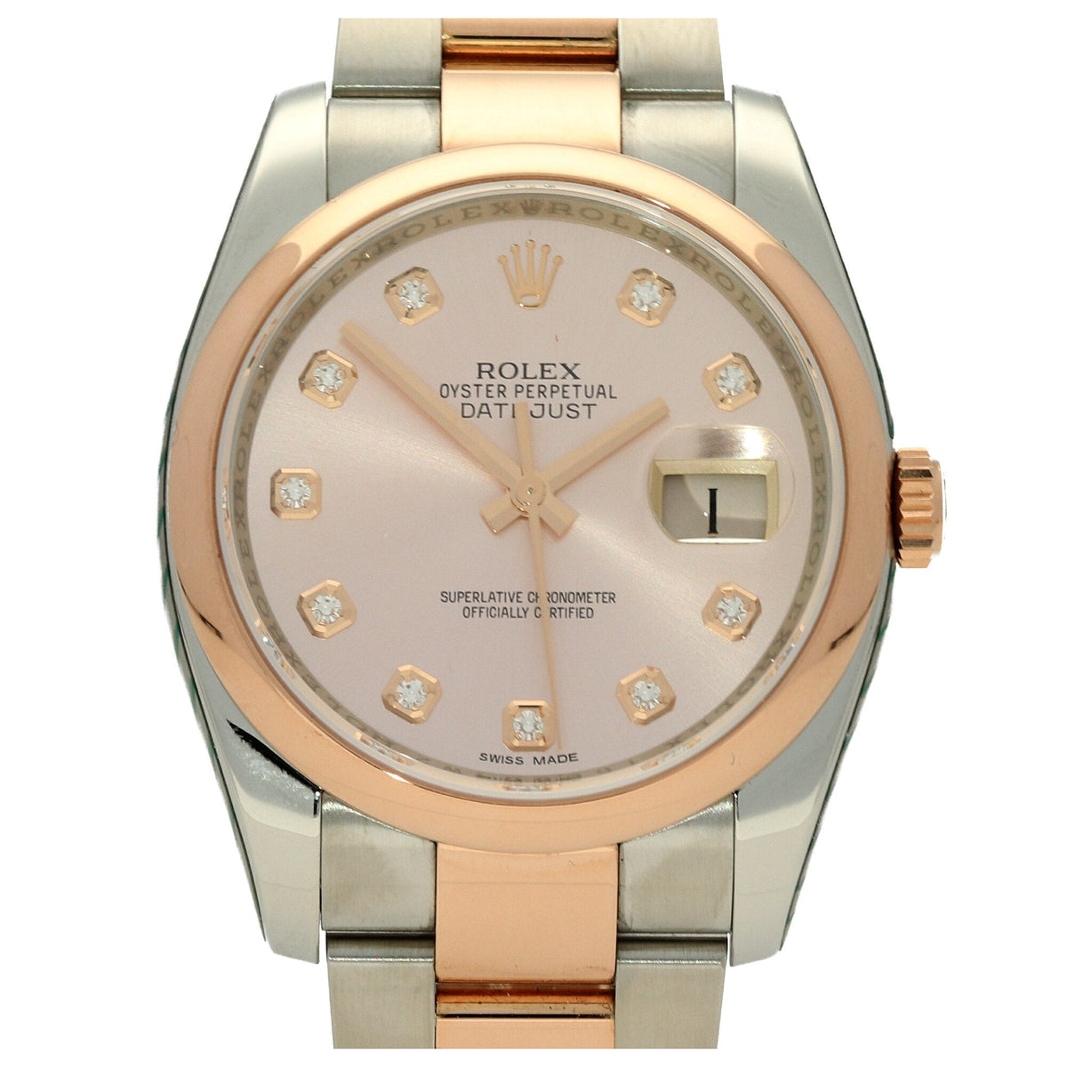 Datejust 116201 - Pink Diamond Dial - 2013