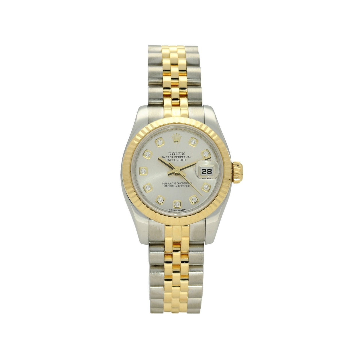 Datejust 179173 - Silver Diamond Dial - 2015