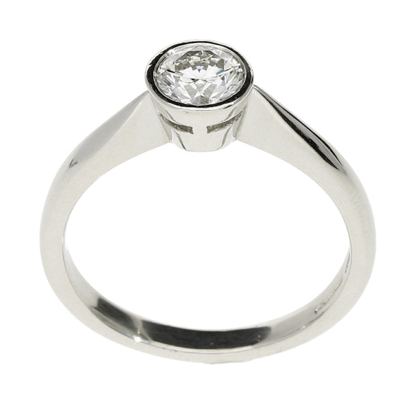 Platinum Diamond Engagement Ring - 0.65ct