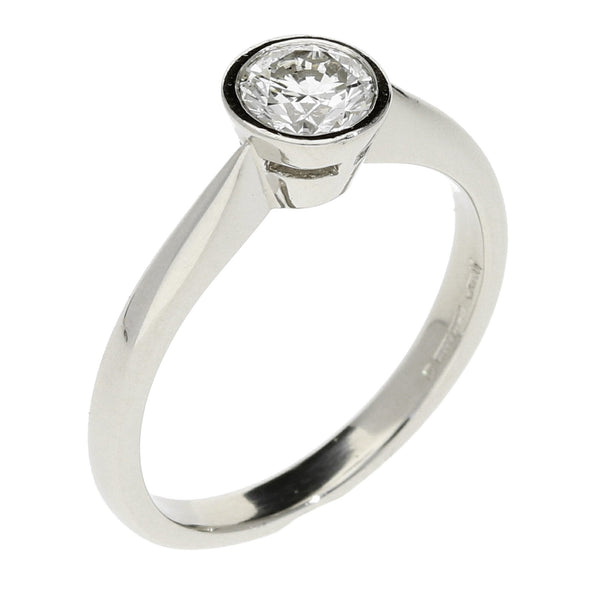 Platinum Diamond Engagement Ring - 0.65ct