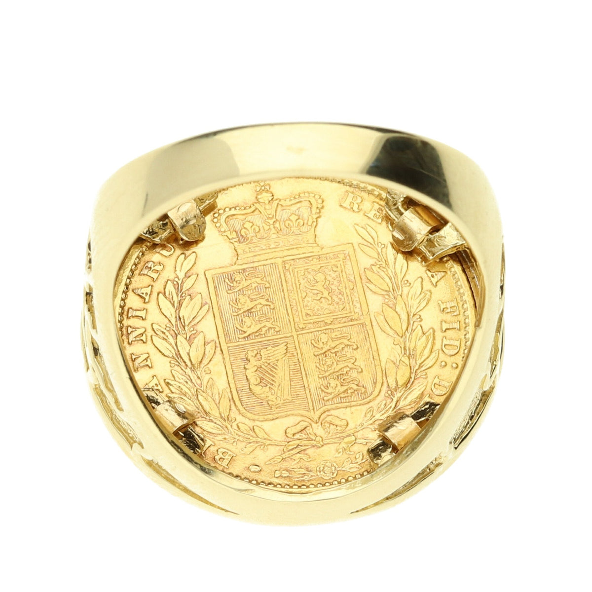 1861 Queen Victoria Full Sovereign Ring - 16.3g