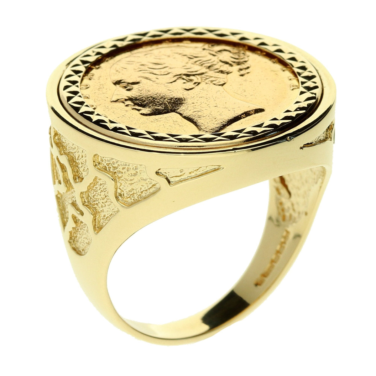 1861 Queen Victoria Full Sovereign Ring - 16.3g