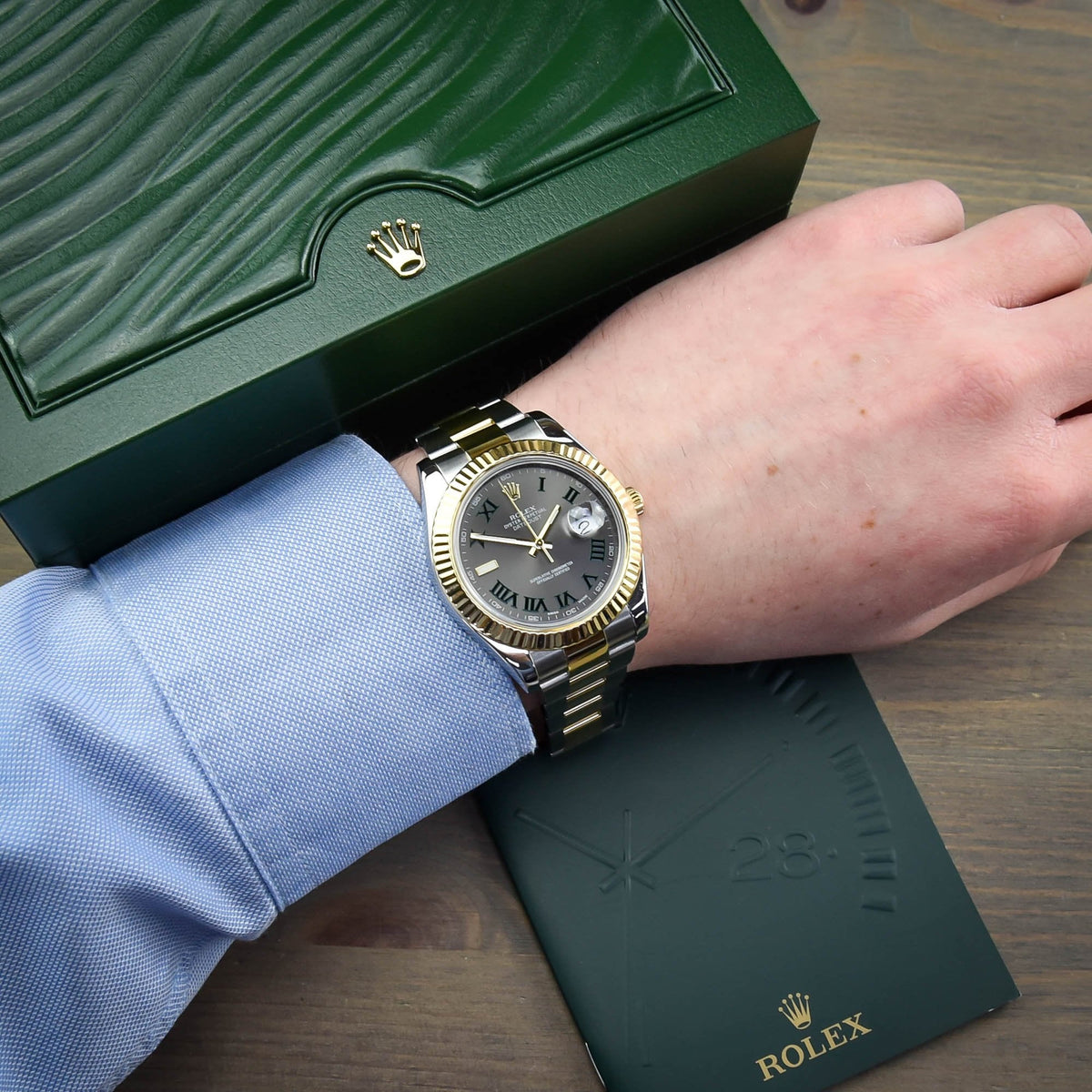 Datejust 116333 - Gents Watch - Wimbledon Dial - 2011