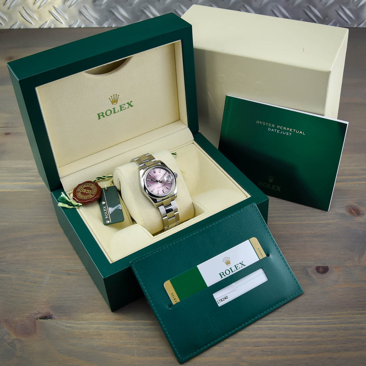 Datejust 178240 - Midsize Watch - Pink Dial - 2015