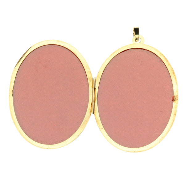 9ct Yellow Gold Medium Oval Locket - 6.10g