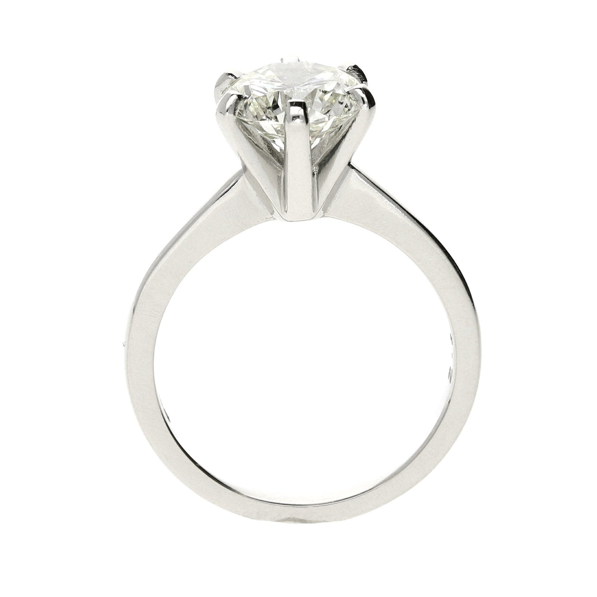 Platinum Diamond Engagement Ring - 2.17ct - Size M
