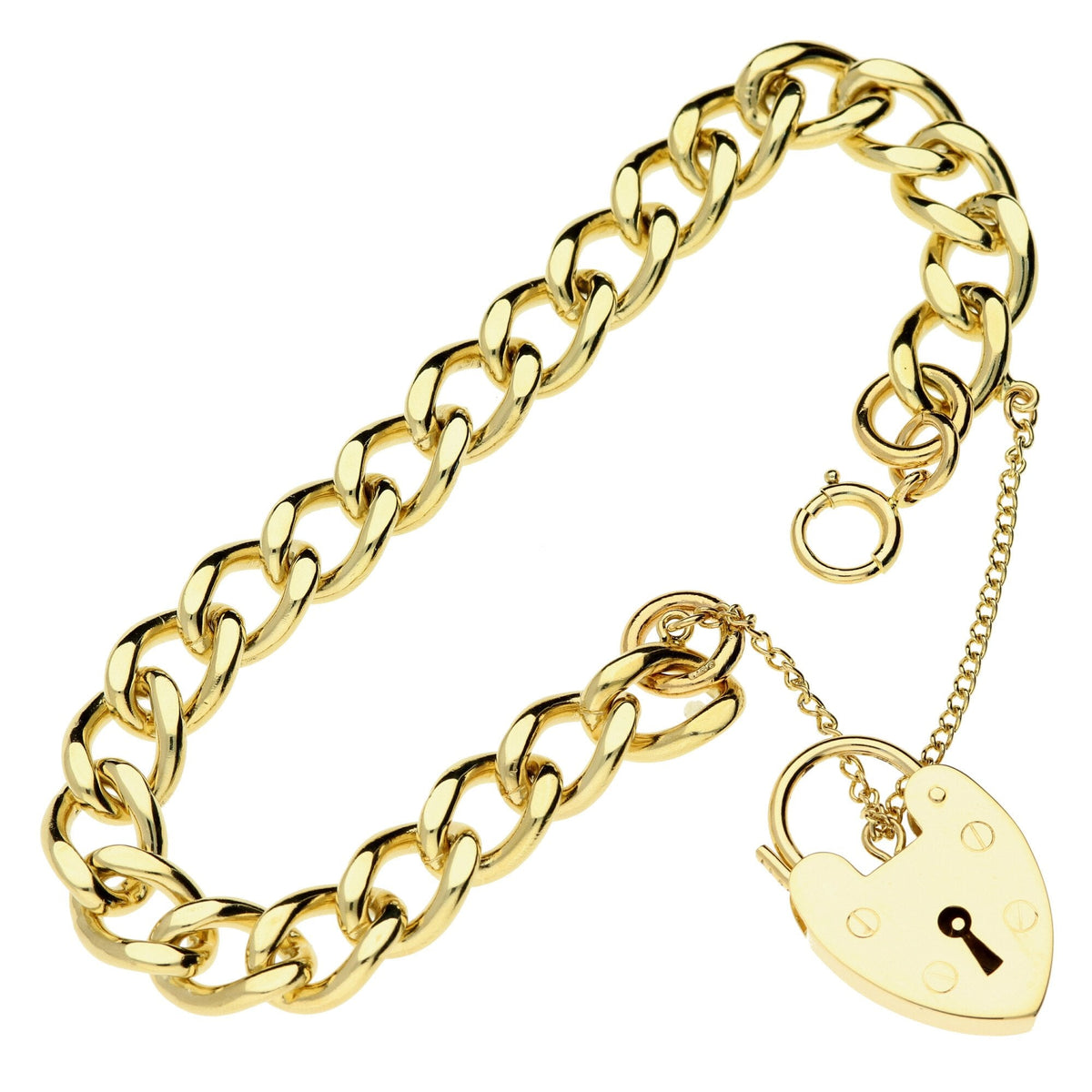 9ct Yellow Gold Charm Bracelet - 3.4g