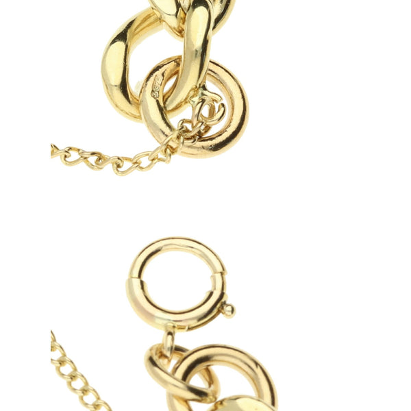 9ct Yellow Gold Charm Bracelet - 3.4g